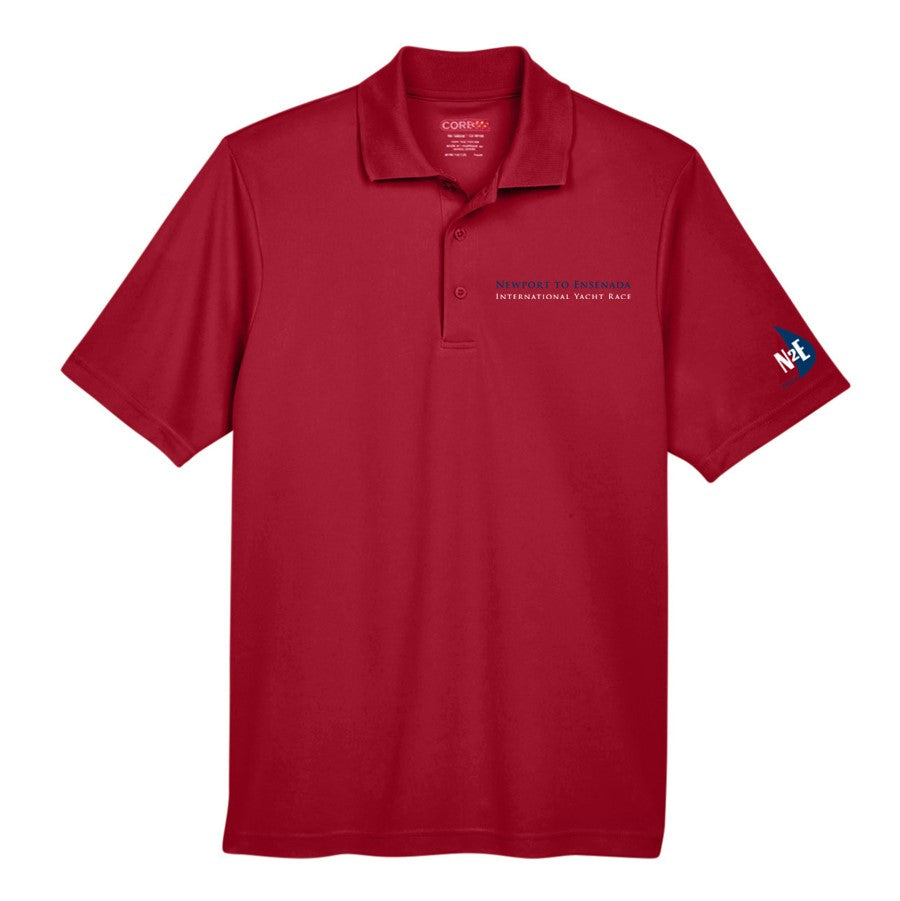 POLO - MENS GOLF SHIRT - CLASSIC RED