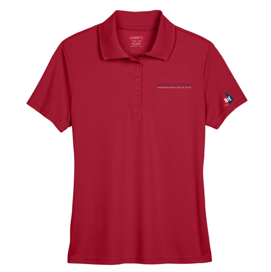 POLO - LADIES GOLF SHIRT - CLASSIC RED